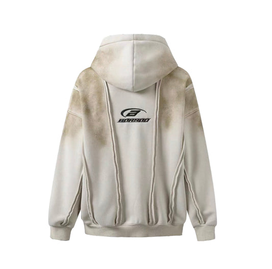 Fleece Lining Oversize Zipper Hoodie