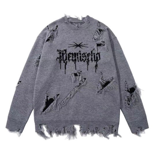 Jacquard Knitted Sweater