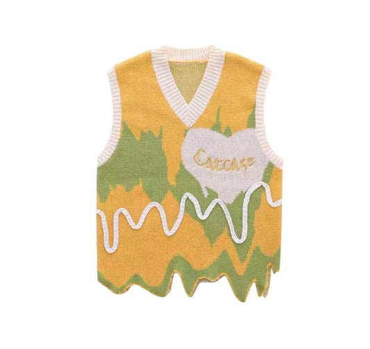 Jacquard Sweater Vest