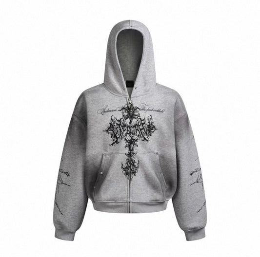 Cross Hooded Sweatshirt