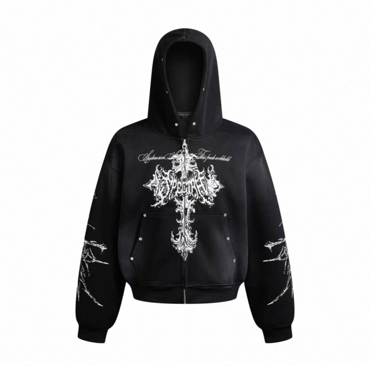 Cross Hooded Sweatshirt
