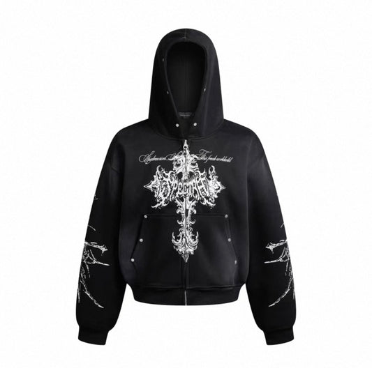 Cross Hooded Sweatshirt