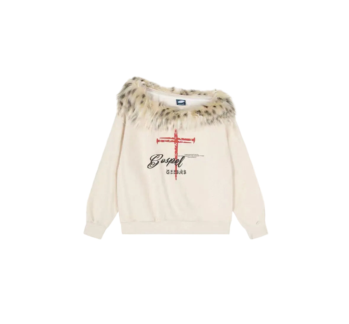 Cross Print Short Top