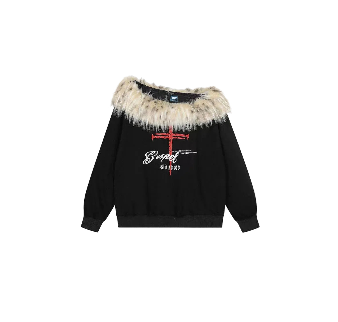 Cross Print Short Top