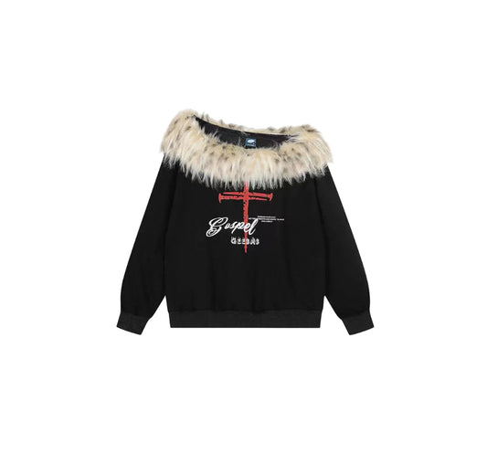 Cross Print Short Top