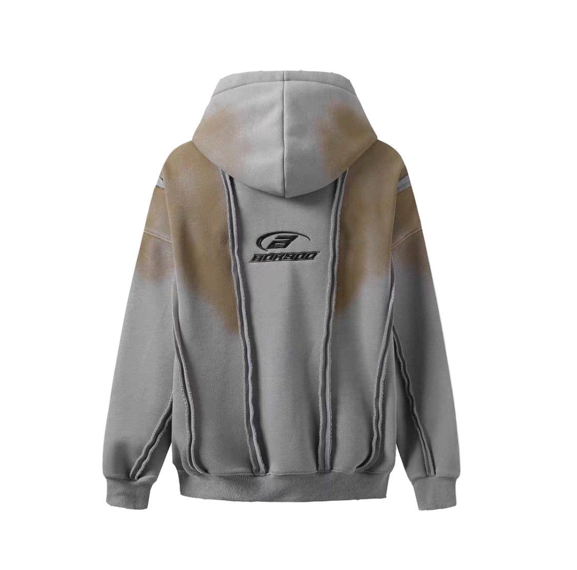 Fleece Lining Oversize Zipper Hoodie