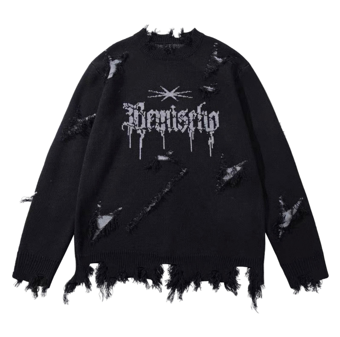 Jacquard Knitted Sweater