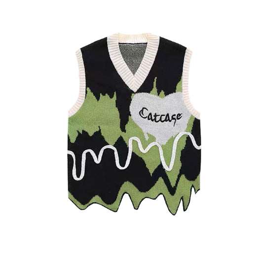 Jacquard Sweater Vest